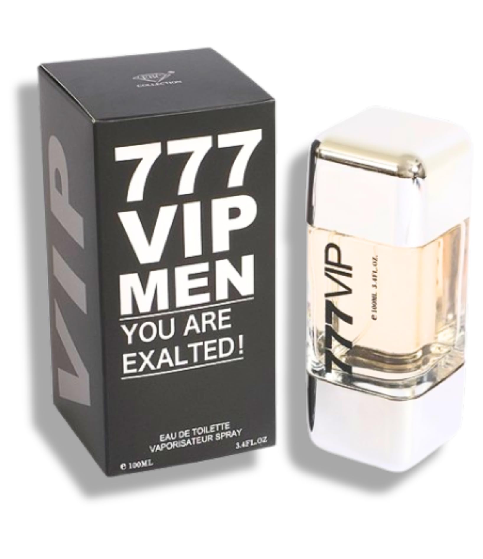 Amazon.com : 777 VIP MEN COLOGNE EAU DE TOILETTE FOR MEN 3.4 FL